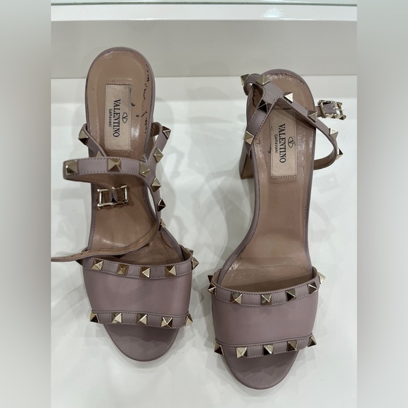 Valentino Women's Studded Sandals - Picture 1 of 4